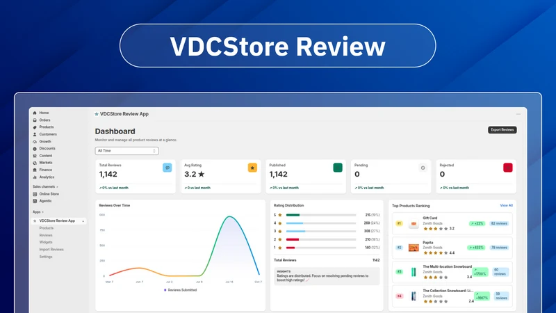 VDCStore Review App