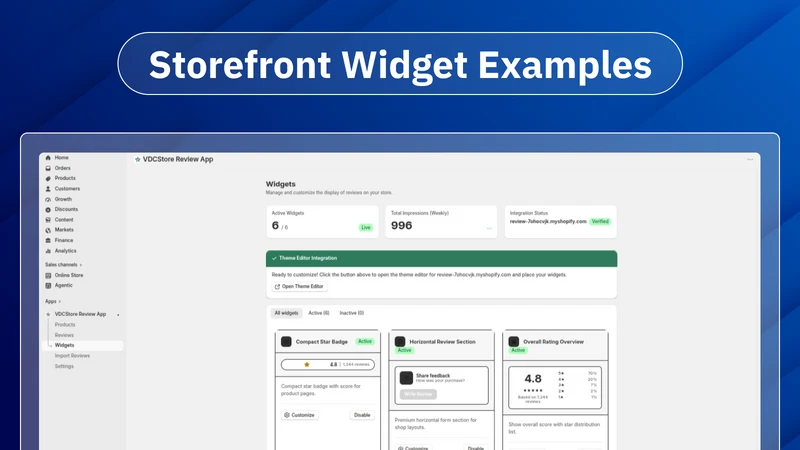 VDCStore Review App