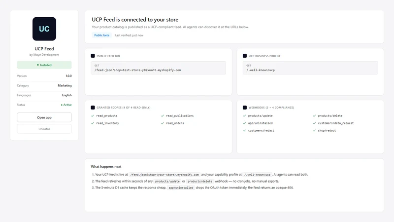 UCP Feed