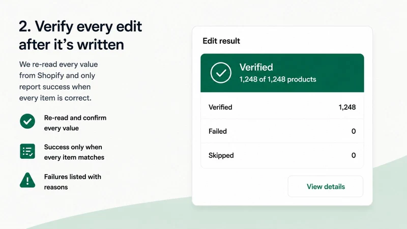 SureEdit: Bulk Product Editor
