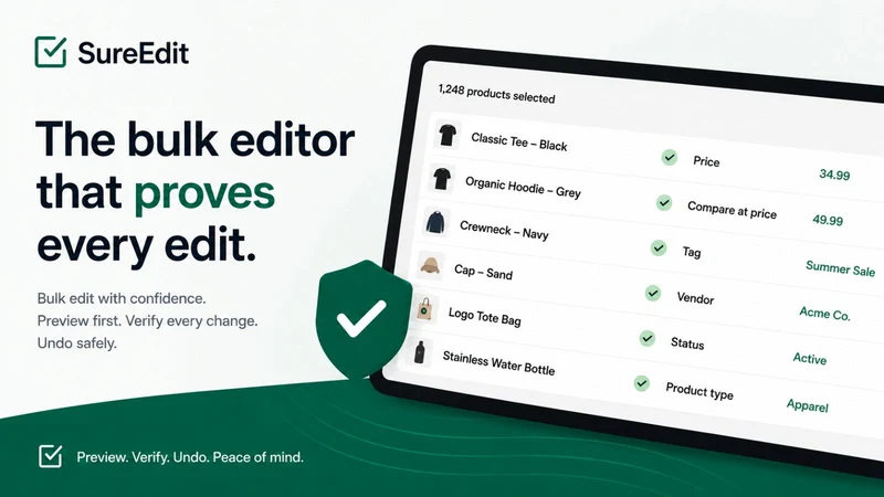 SureEdit: Bulk Product Editor