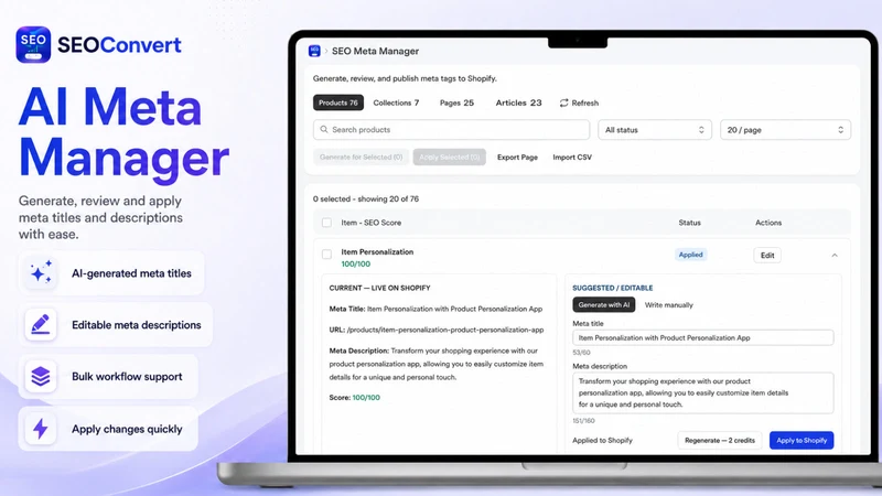 SEOConvert All in #1 — AI SEO
