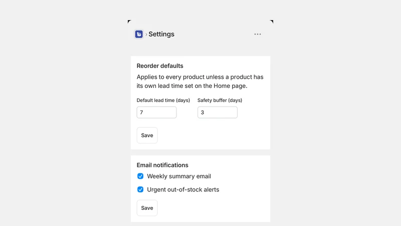 Restock: Reorder Forecasting