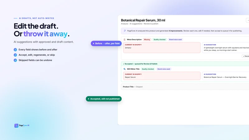 PageTune AI ‑ SEO Optimizer
