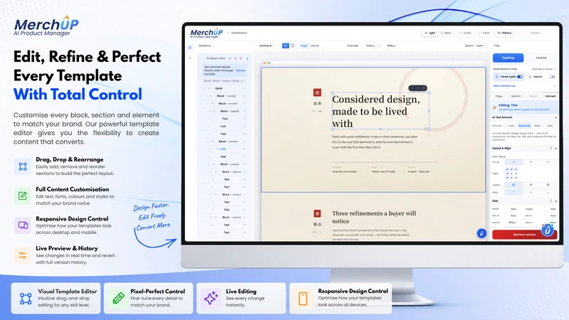 MerchUp AI Product Description