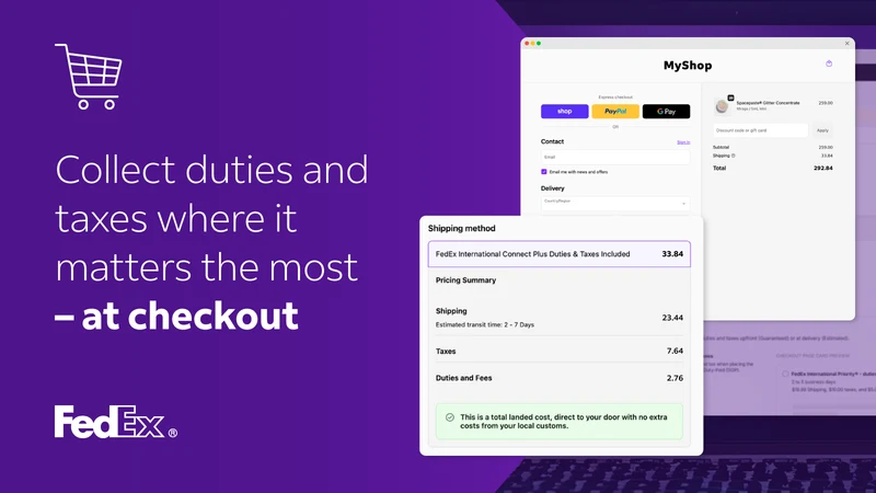 FedEx Duty & Tax