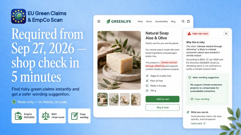 EU Green Claims & EmpCo Check