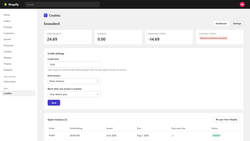 Creditio: B2B Credit Control