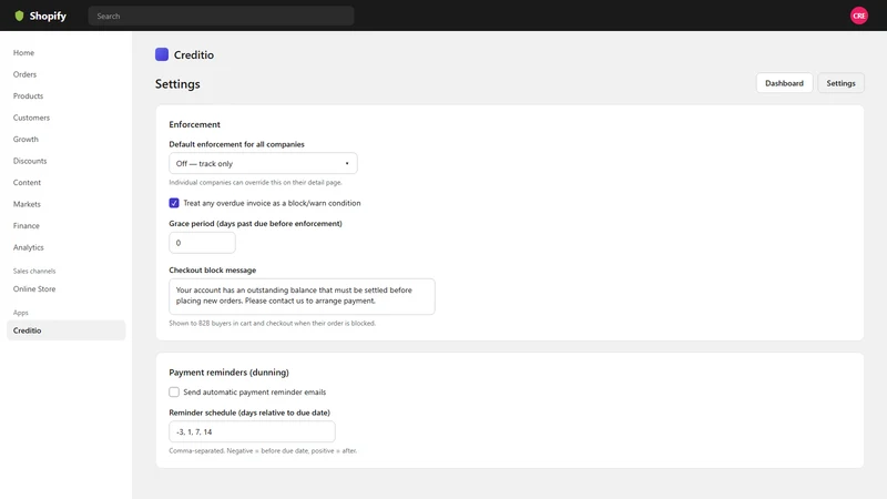 Creditio: B2B Credit Control
