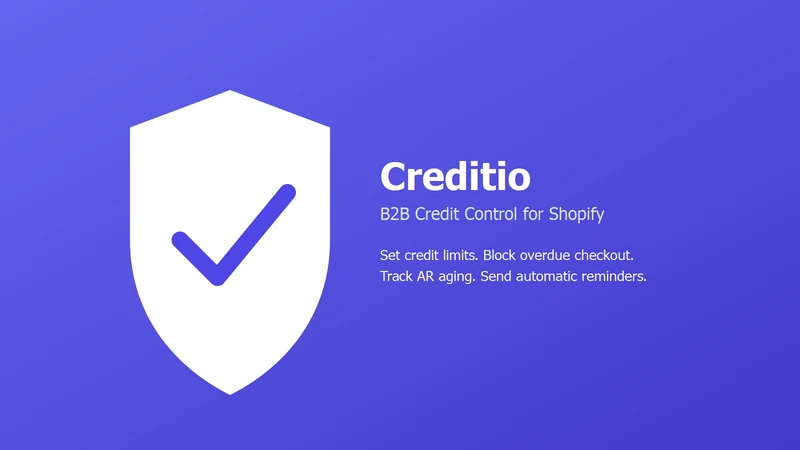 Creditio: B2B Credit Control