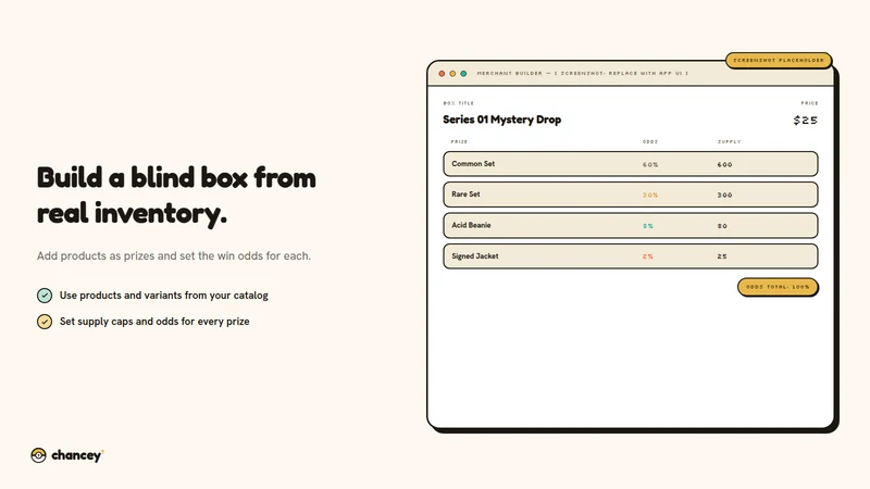 Chancey: Mystery Boxes & Gacha