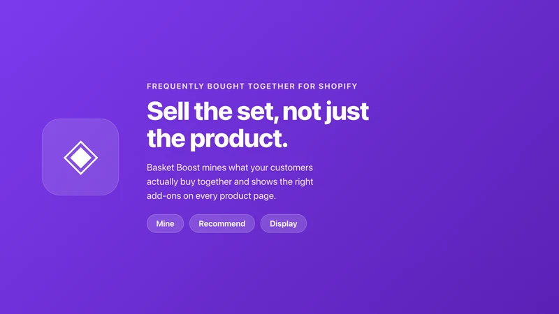 Basket Boost: Bought Together