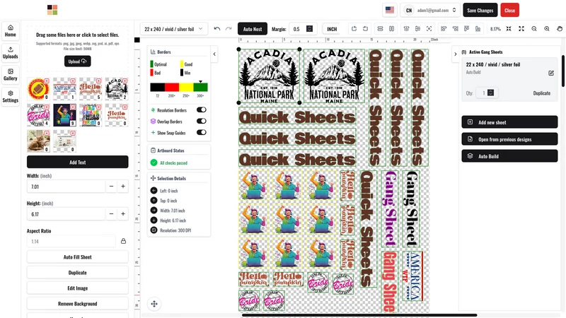 Quick Sheets