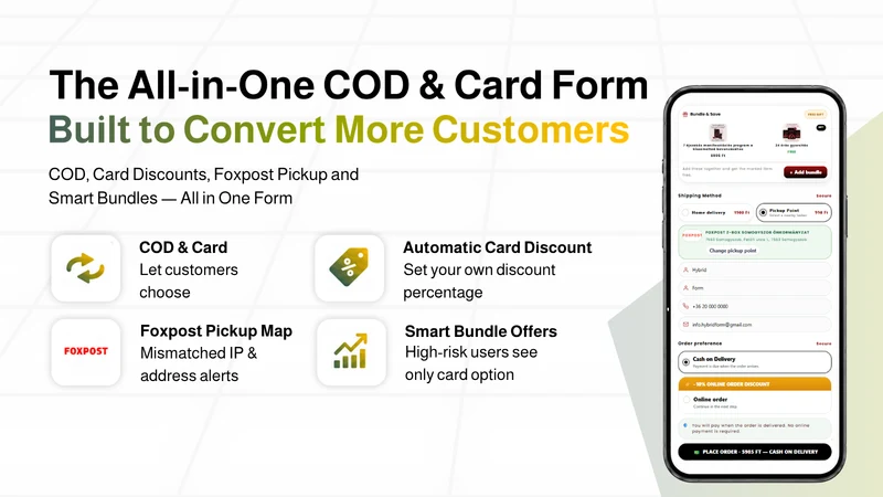 Hybrid: COD & Checkout Form