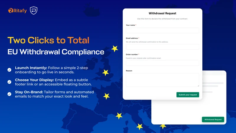 EU Withdrawal Button & Form RF