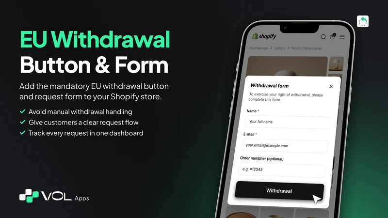 VOL ‑ EU Withdrawal Button