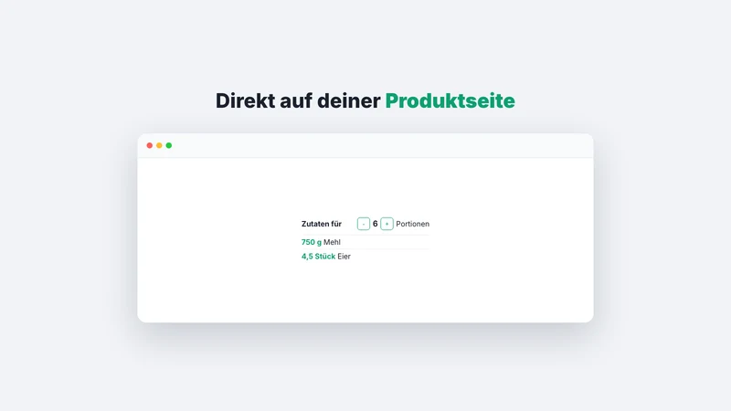 Servings Calculator