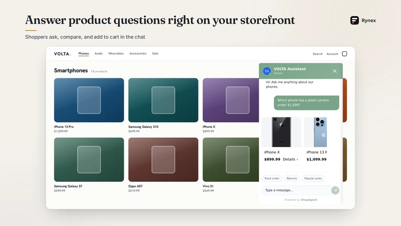 Rynex: AI Shopping Agent