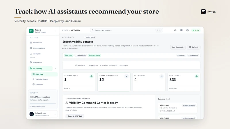Rynex: AI Shopping Agent