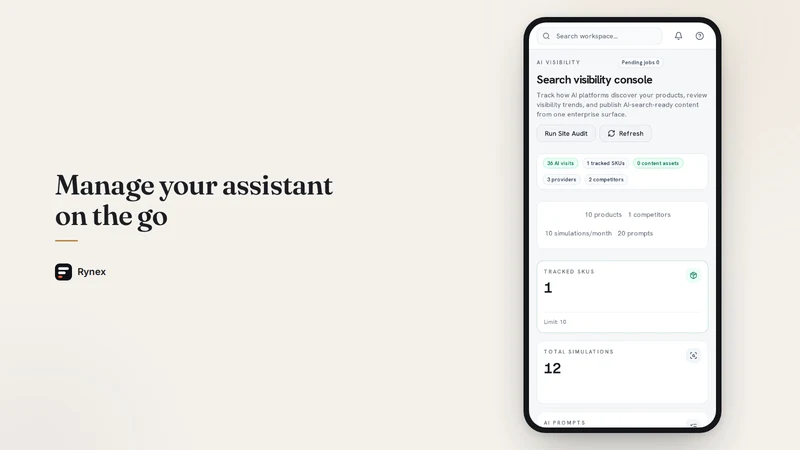 Rynex: AI Shopping Agent