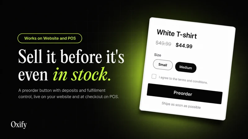Oxify Preorder & Back in Stock