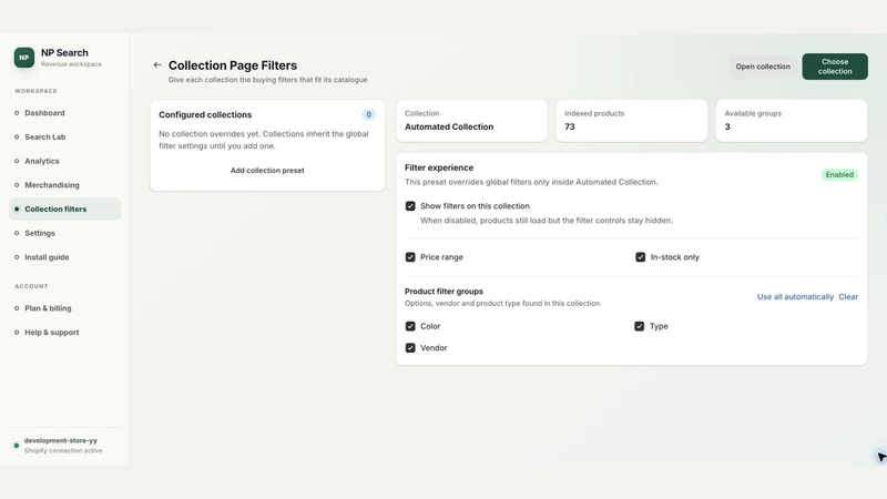 NP Search: AI Search & Filter