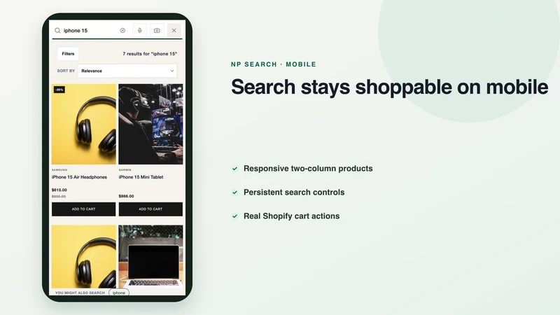 NP Search: AI Search & Filter