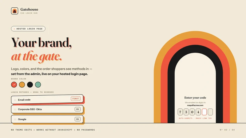 Gatehouse — SSO Login Hub