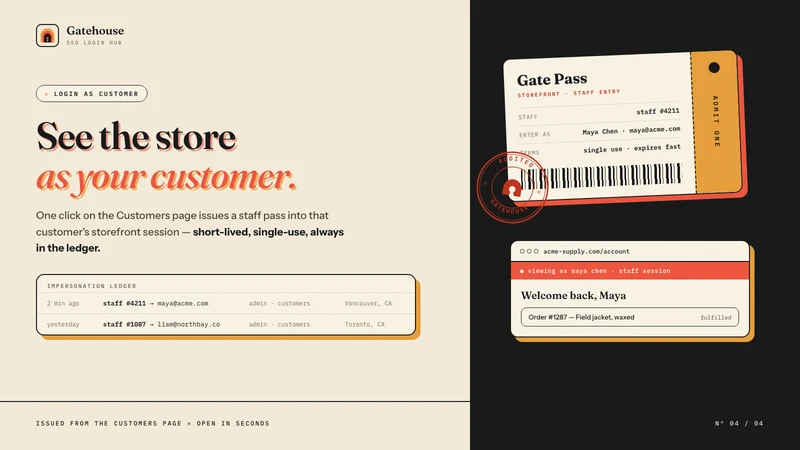 Gatehouse — SSO Login Hub