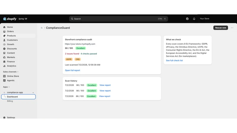 ComplianceGuard: EU Audit