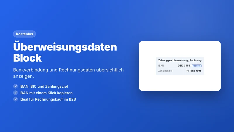 Bank Transfer & Invoice Info
