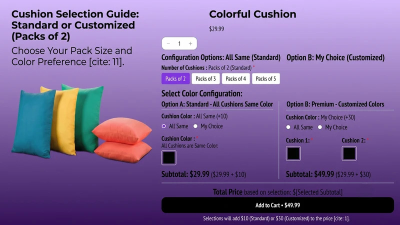 Varify Product Options Variant