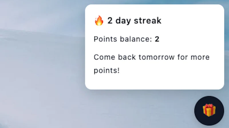 Streakbox ‑ Gamify Daily Visit