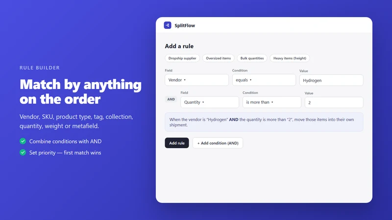 SplitFlow ‑ Order Splitter