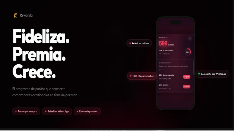 Rewarda ‑ Programa de Puntos