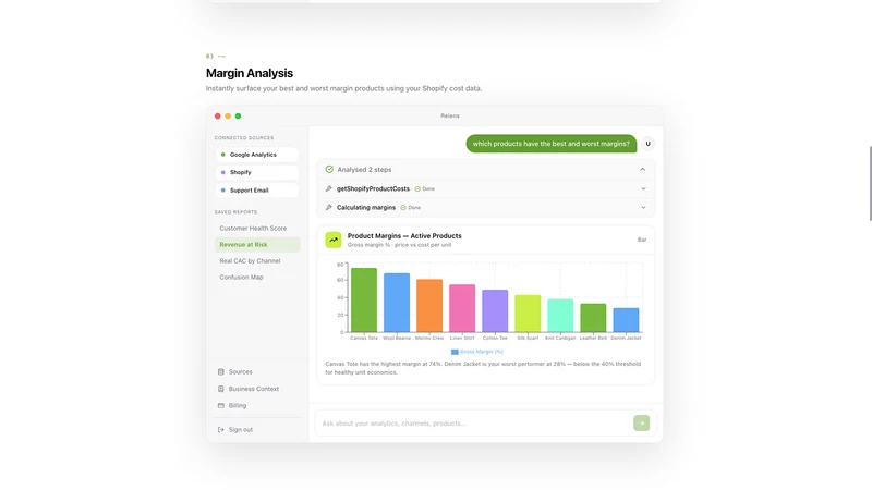 Relens: AI Analytics Chat
