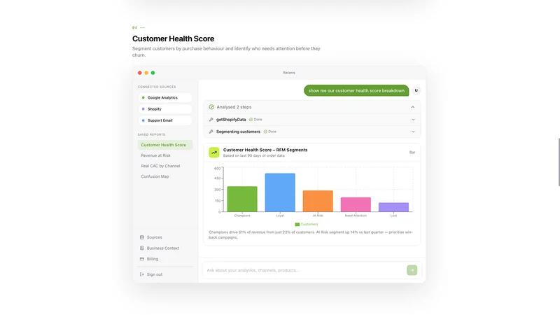 Relens: AI Analytics Chat