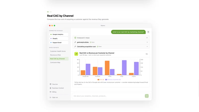 Relens: AI Analytics Chat