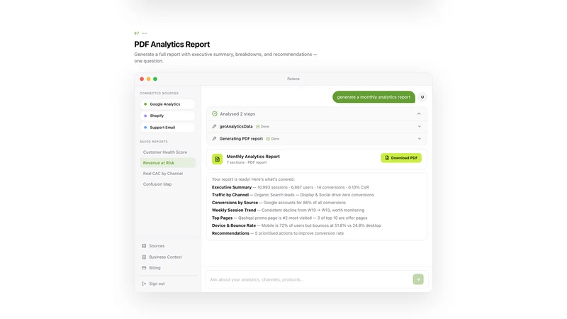 Relens: AI Analytics Chat