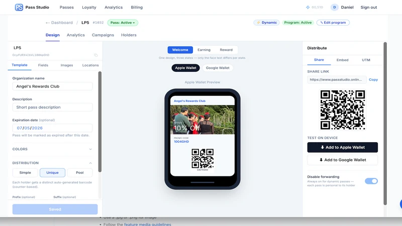 Pass Studio: Wallet Passes