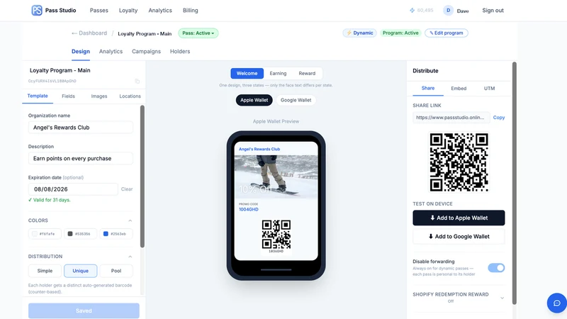 Pass Studio: Wallet Passes