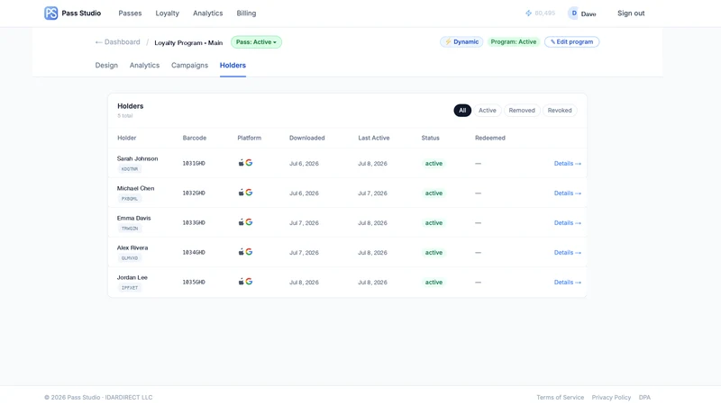 Pass Studio: Wallet Passes