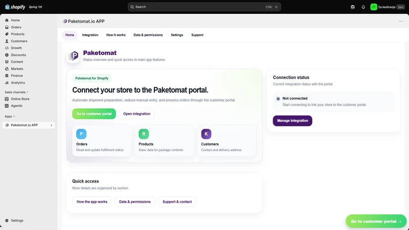 Paketomat.io APP