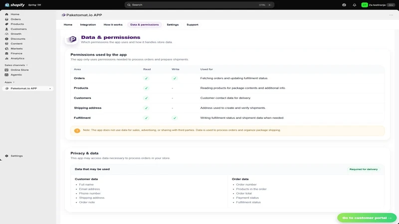 Paketomat.io APP