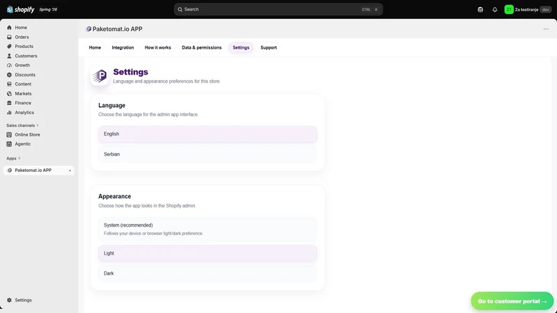 Paketomat.io APP
