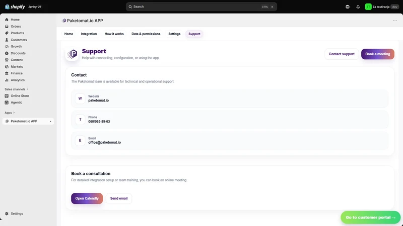 Paketomat.io APP