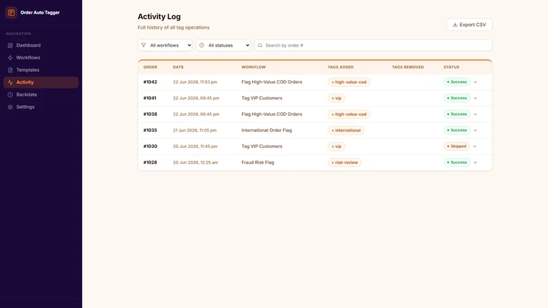 MountB ‑ Order Auto Tagger