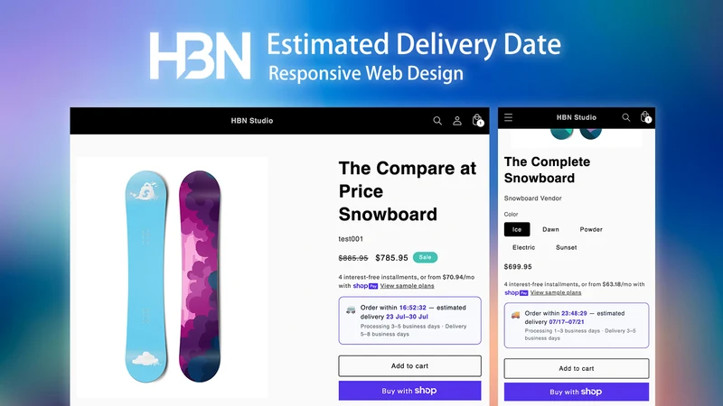 HBN: Estimated Delivery Date