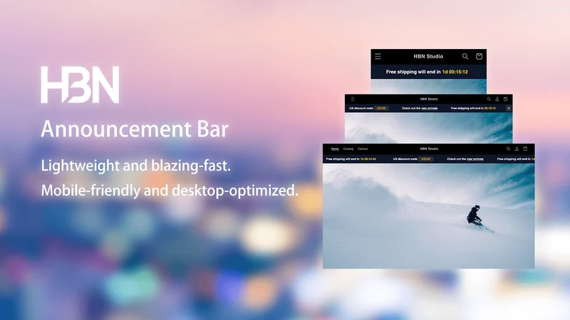 HBN: Announcement Bar