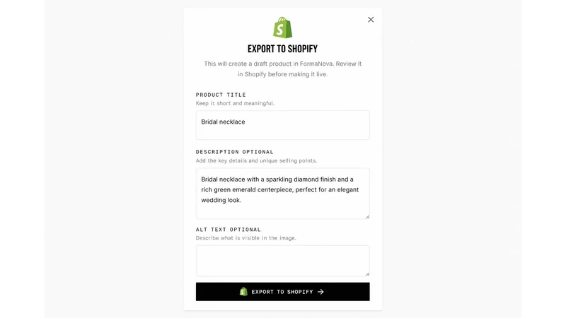 FormaNova Connect: AI Jewelry